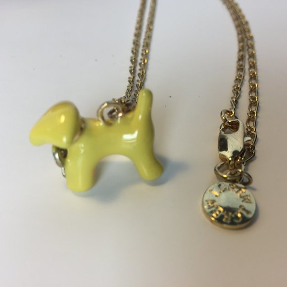 ๐ถ๐๐ถJ.CREW Yellow Dog w/Bow Long Necklace ๐ถ๐๐ถ - Picture 4 of 7
